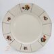 Set of 6 flat plates, Digoin & Sarreguemines. Prado model.