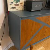 Restored vintage 60s low sideboard