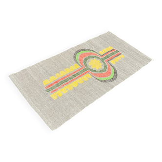 Modernist mid-century linen wall tapestry, Finland, 1960s