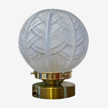 Lampe à poser globe vintage