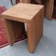 Two Brutalist nesting tables, Flamant house