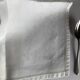 12 embroidered towels BC square damask ivory