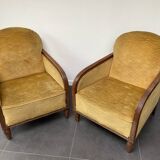 Paire de fauteuils Art Deco