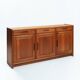 Danish teak Dyrlund credenza with visible joints, drawers and doors