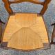 4 Louis XV style chairs in solid oak