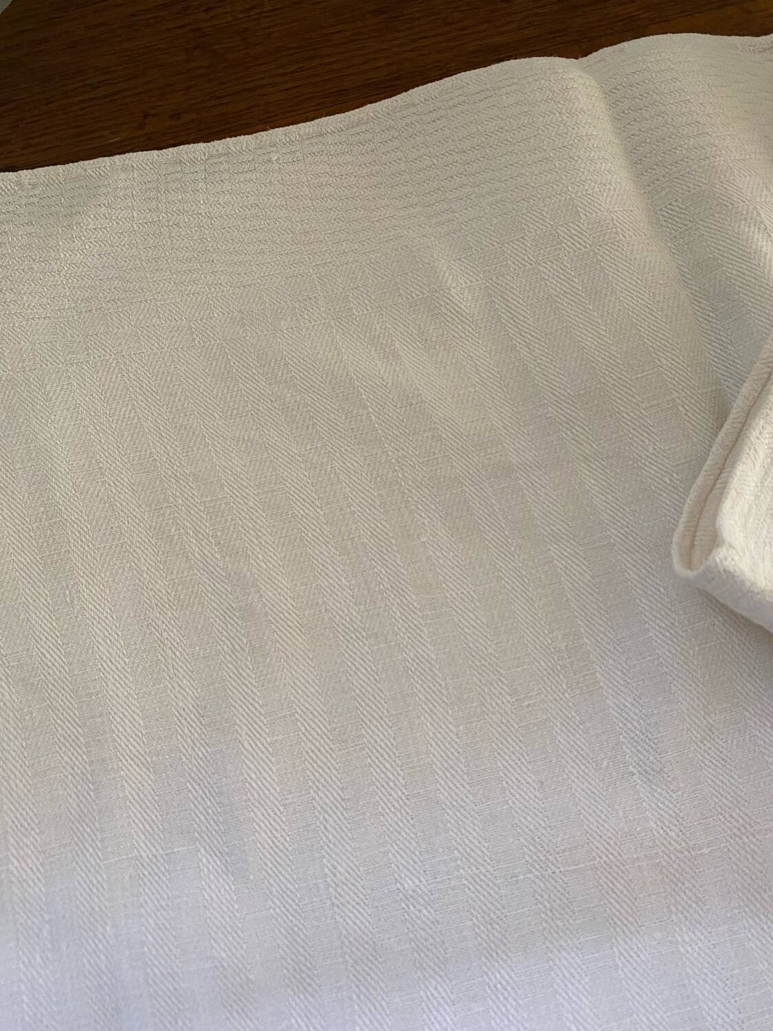 Old winegrower's tablecloth.