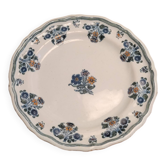 moustiers, 18th century olérys earthenware plate