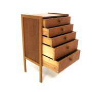 Commode scandinave en teck et en chêne, Suède, 1960