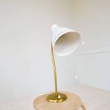 Rare adjustable mid-century table lamp by Böhlmarks, 1940s, Sweden.