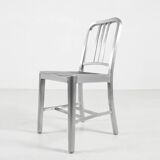 Chaise vintage en aluminium Emeco Navy en bon état