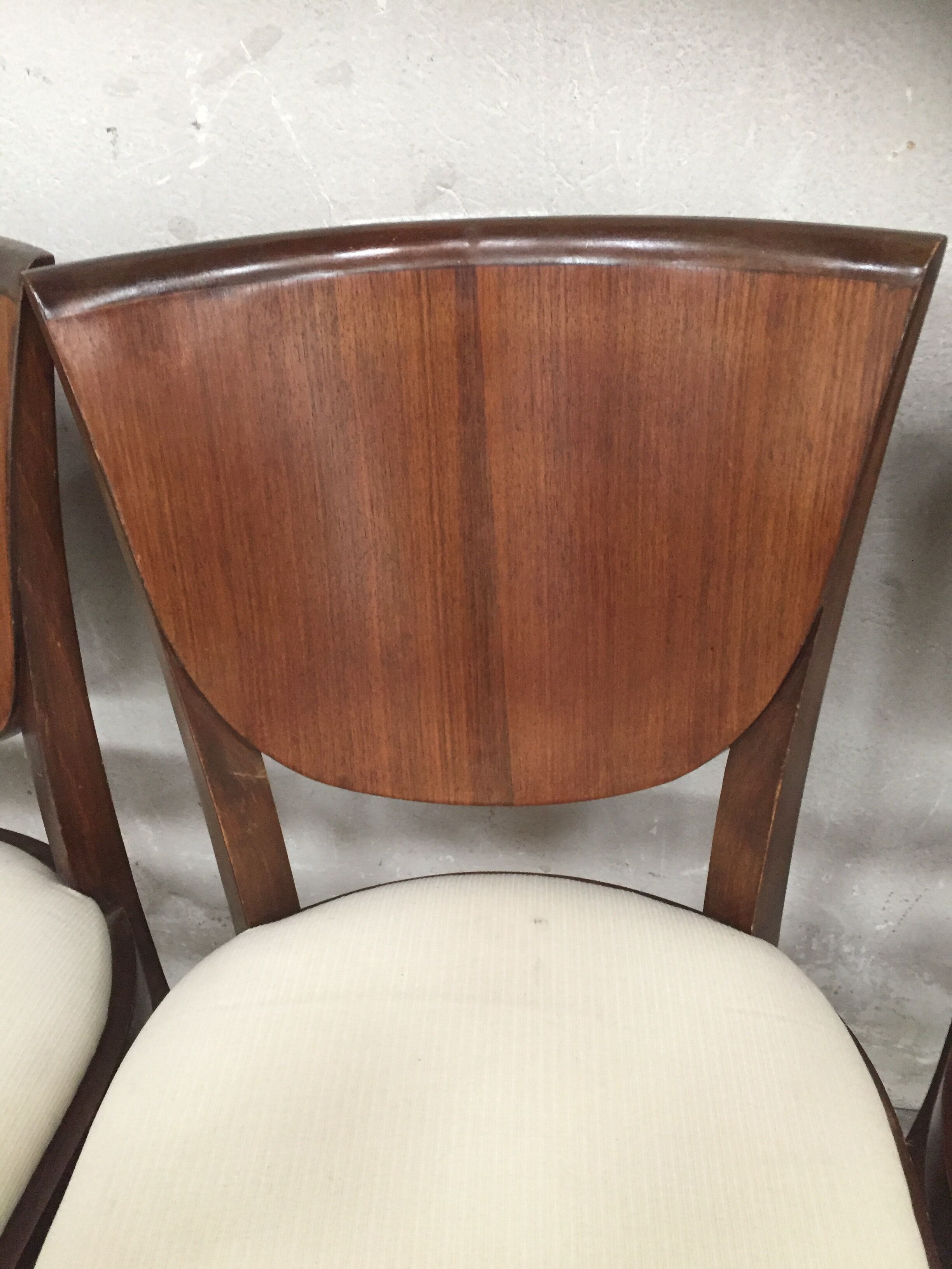 Set table and 6 chairs art deco