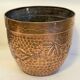 Large planter by villedieu in brass 1970s - 1980s