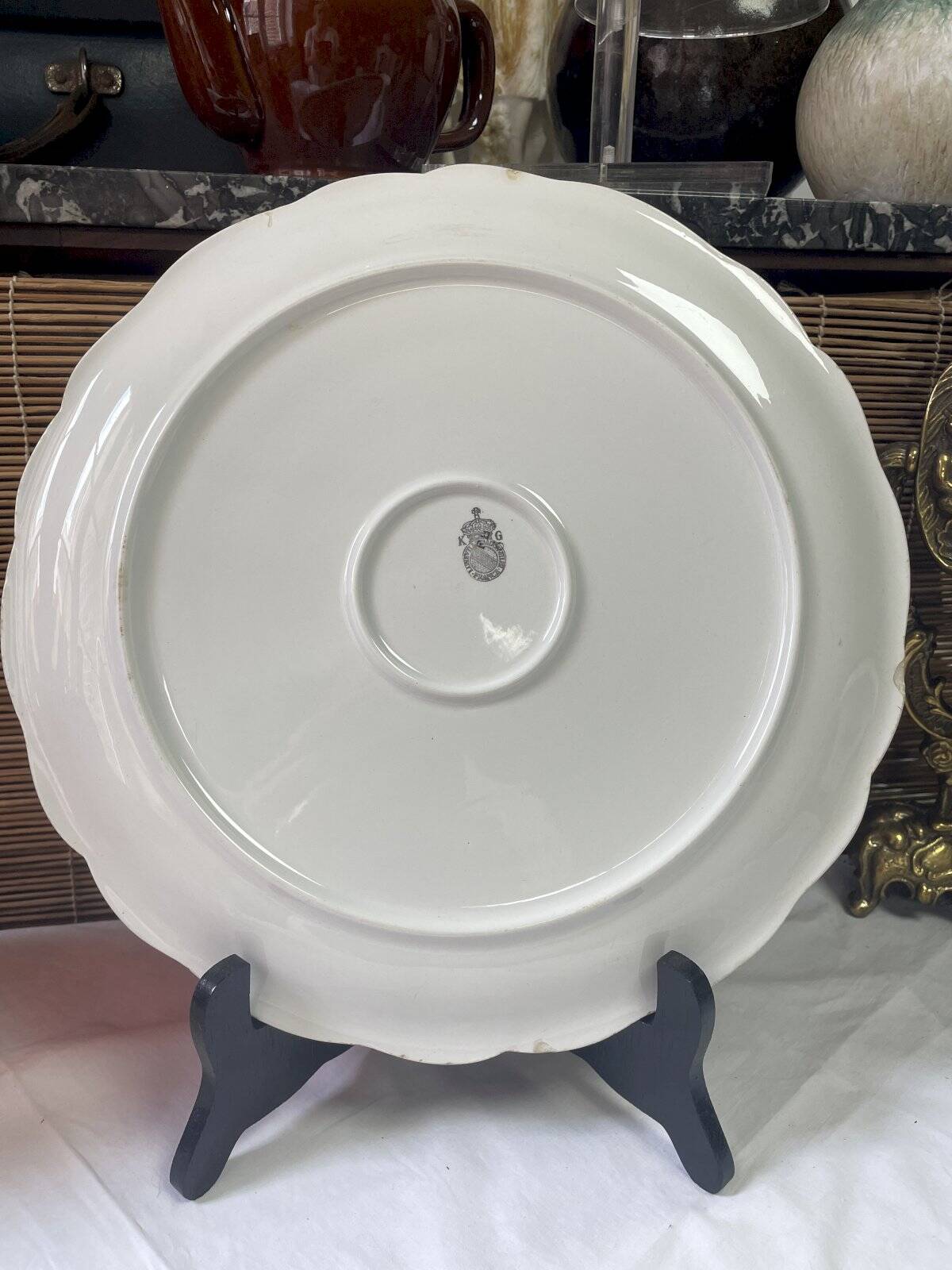 Serving dish KG Lunéville Badonviller diameter 31 cm
