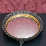 Convex mirror tray