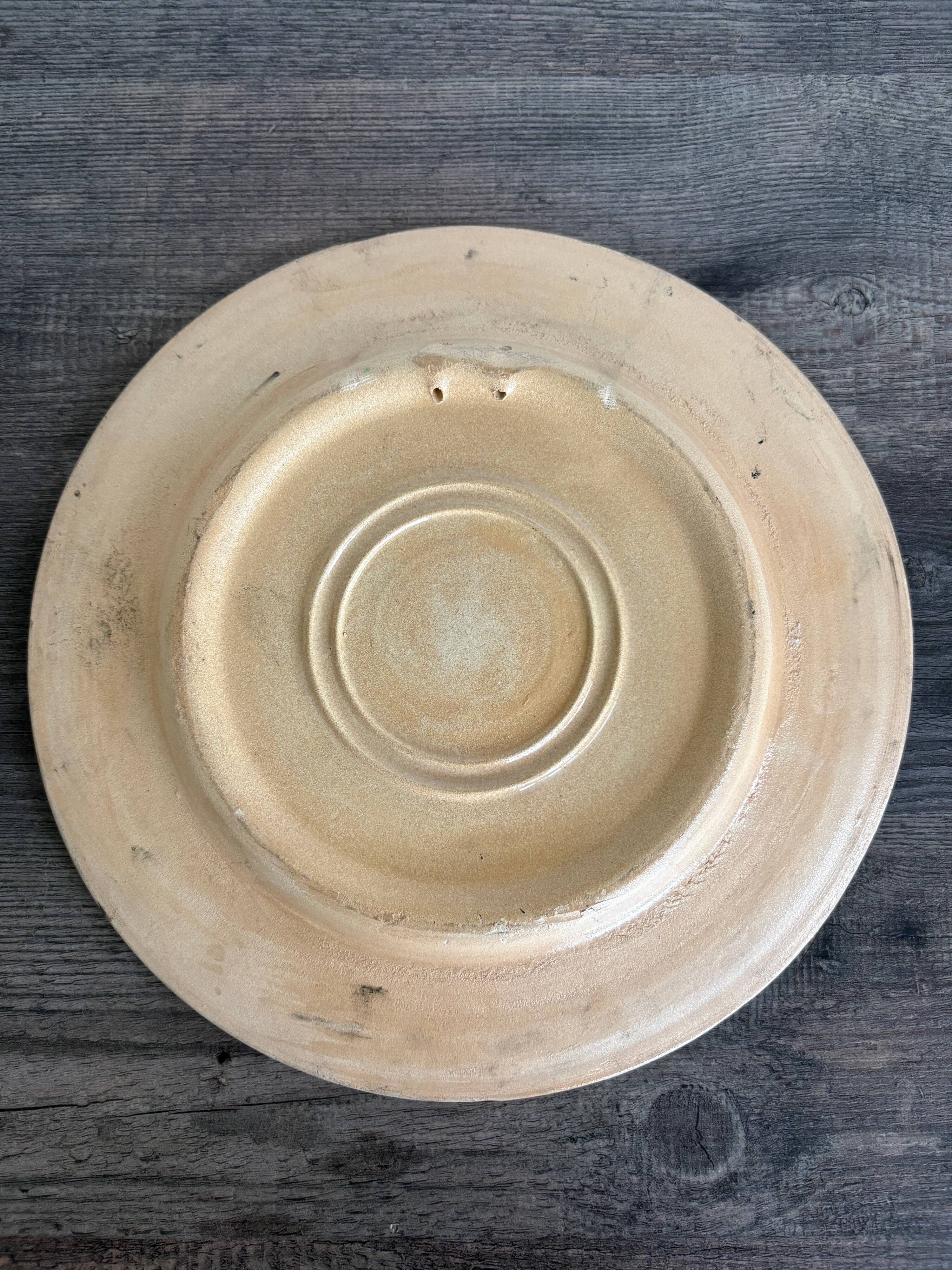 Vintage enamelled plate Nabeul