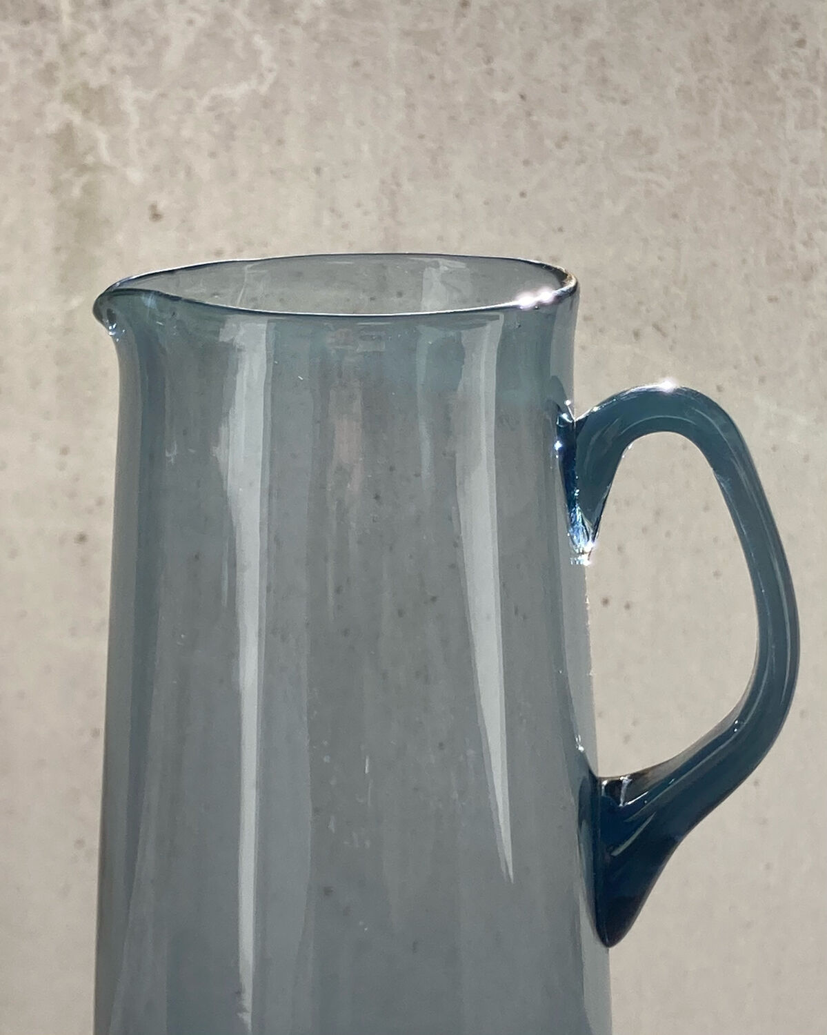 Blown glass carafe