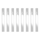 Mid-century mirror coat racks attributed to Luciano Bertoncini for Elco, 1970s, set of 8