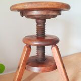 Screw tripod stool