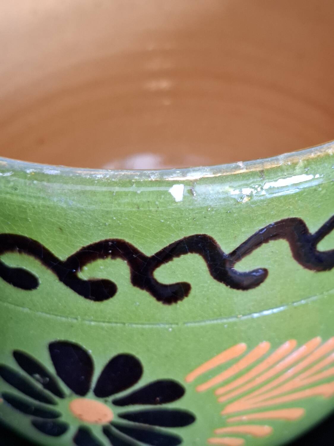 Terracotta soup tureen