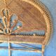 Headboard honey vintage rattan