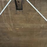 Large carved wooden mirror