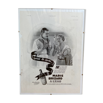 Advertising poster Marie Brizard June 17, 1933