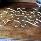 Under vintage brass plated