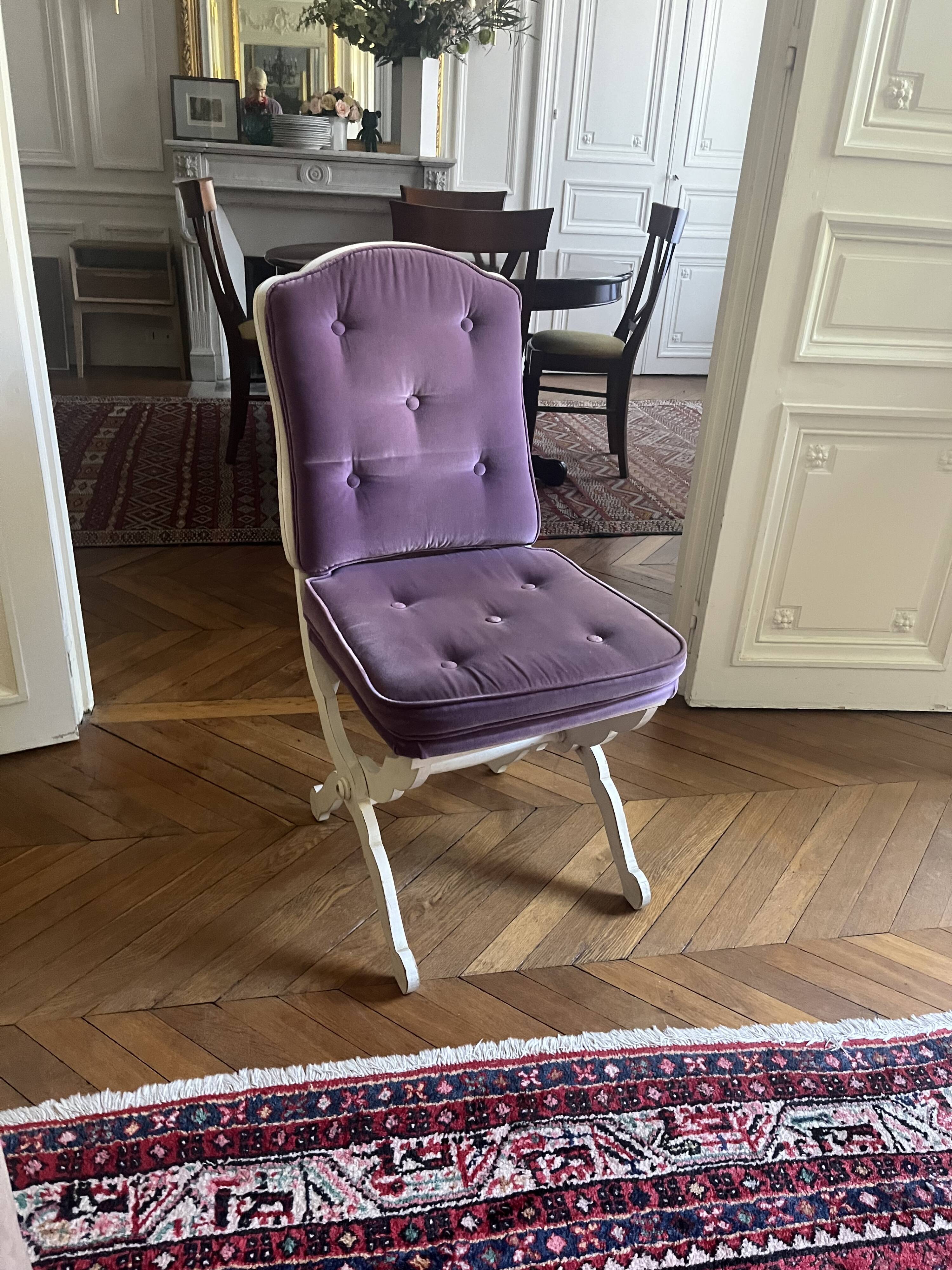 Chaise de salle à manger louis xiv aide de camp