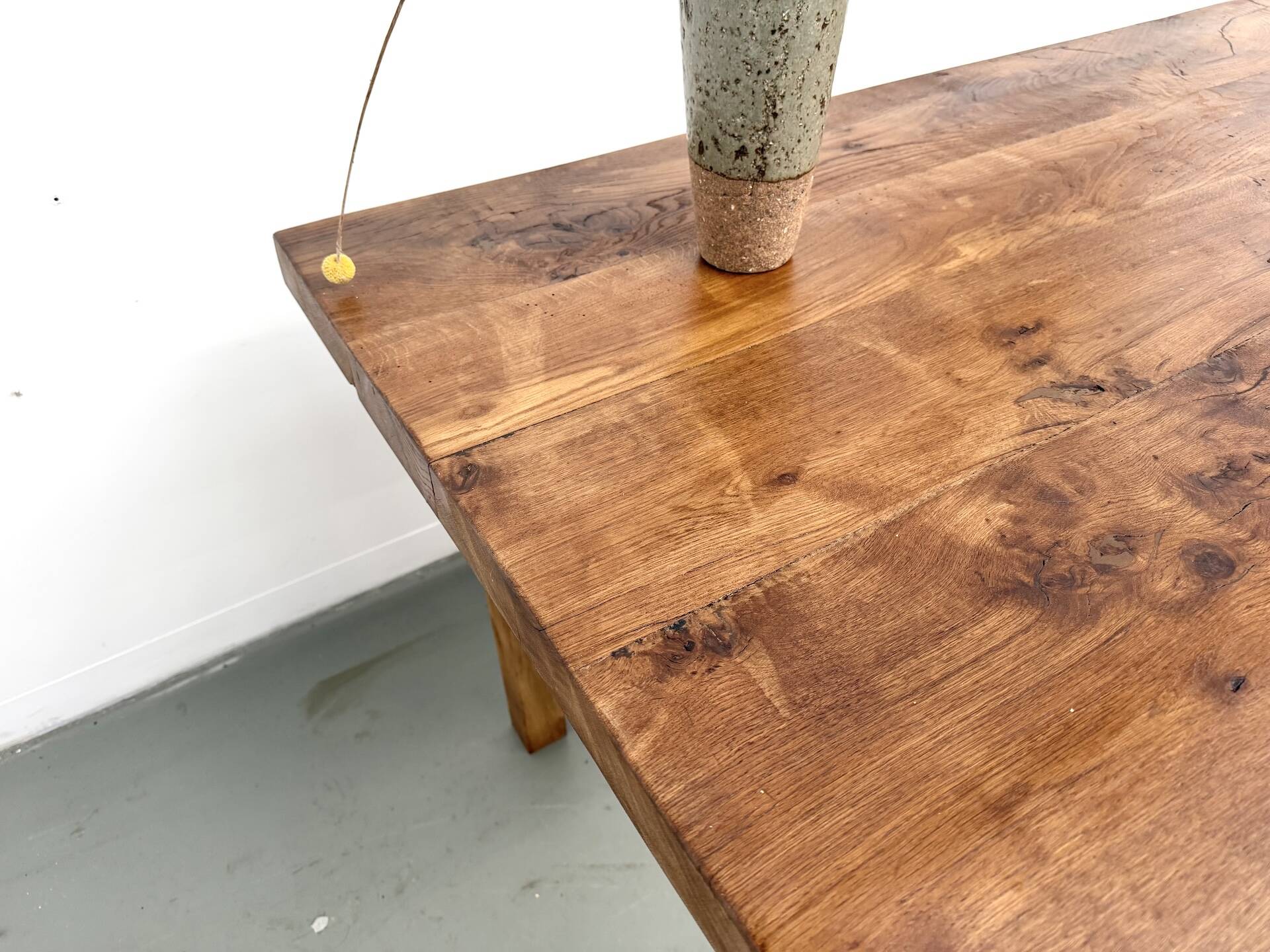 Table en chêne massif – années 50