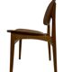 Vintage dining room chair Scandinavian 1960s plywood and teak design