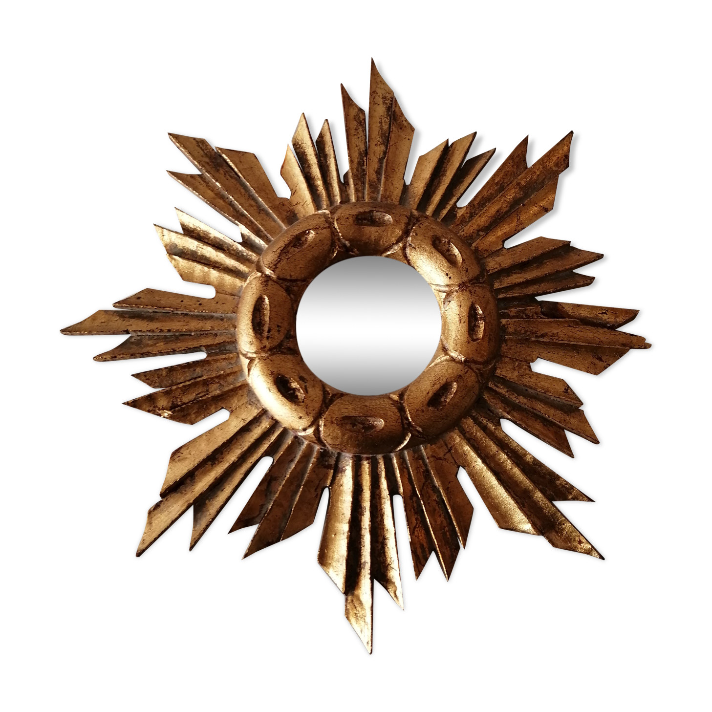 Mirror sun gilded wood 1930