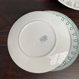 Set of 11 mismatched Terre de Fer plates