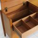 Vintage sideboard 1960s Italy attributed to Carlo Scarpa Anfodillo execution