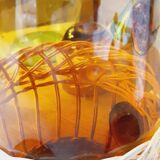 Carafe and 6 vintage tumbler glasses