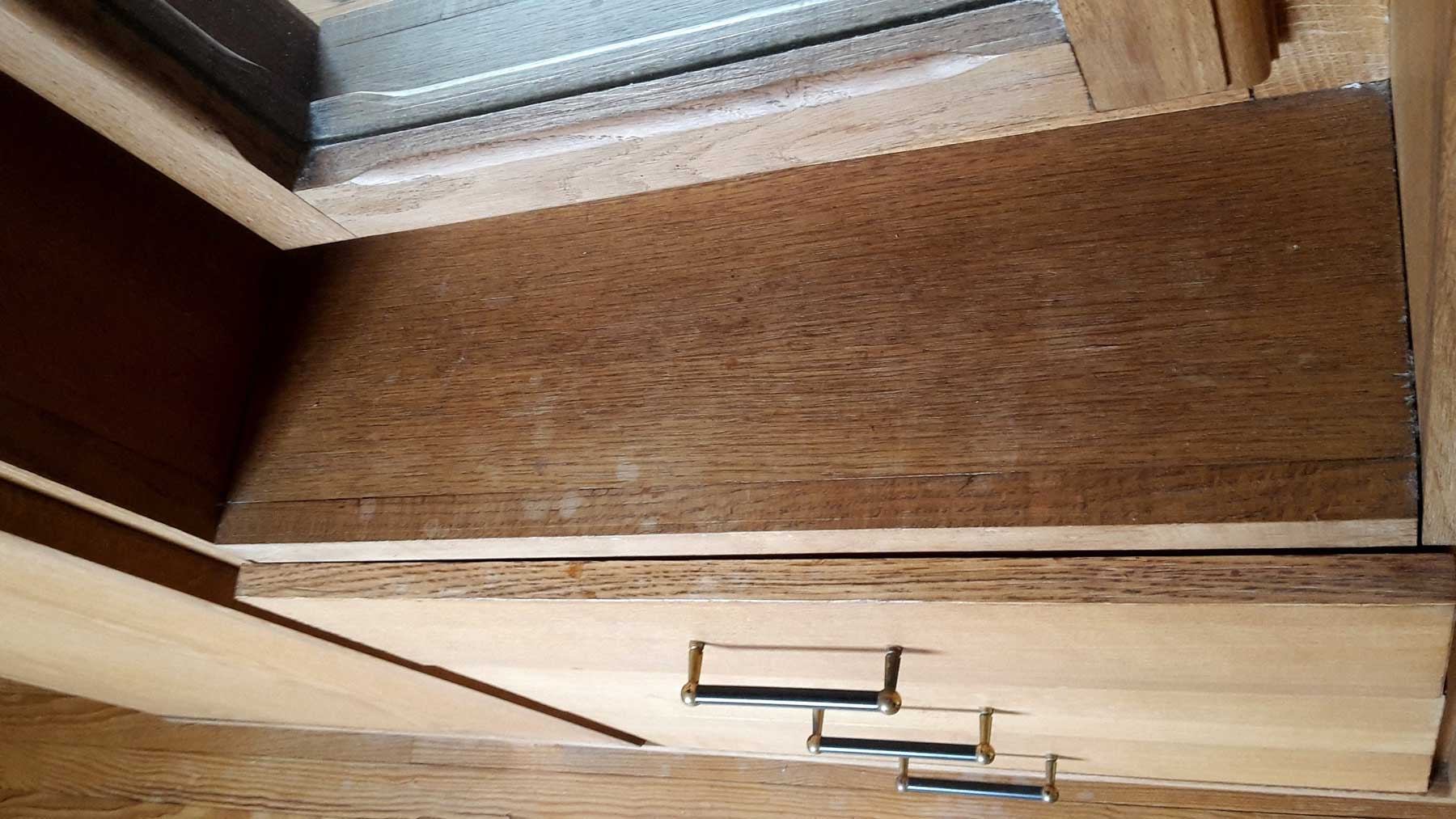 Vintage wooden dressing closet