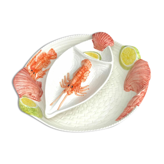 Plateaux fruits de mer et saucière crustacés