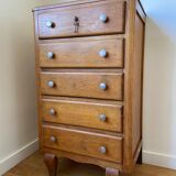 Wooden dresser 5 drawers