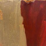 HSP Painting "Nude in the Red Chair" Model Post Cubist Workshop