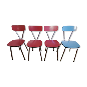Lot de 6 chaises en formica