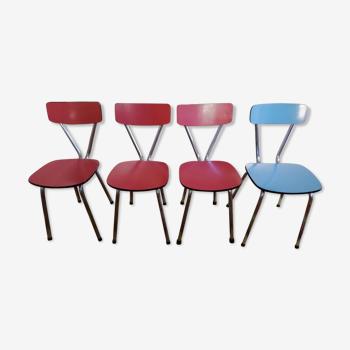 Set of 6 formica chairs