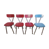 Set of 6 formica chairs
