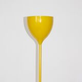 Yellow lacquered design floor lamp