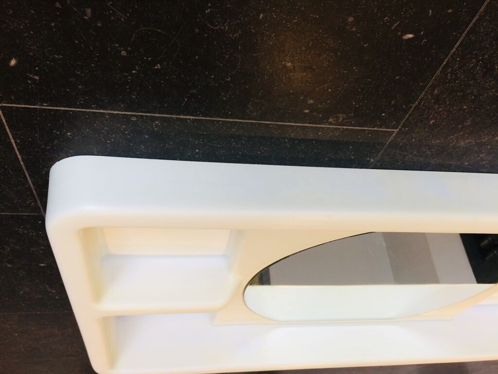 J-Paul Emonds-Alt mirror shelf for Meurop, space age era, vintage 70s