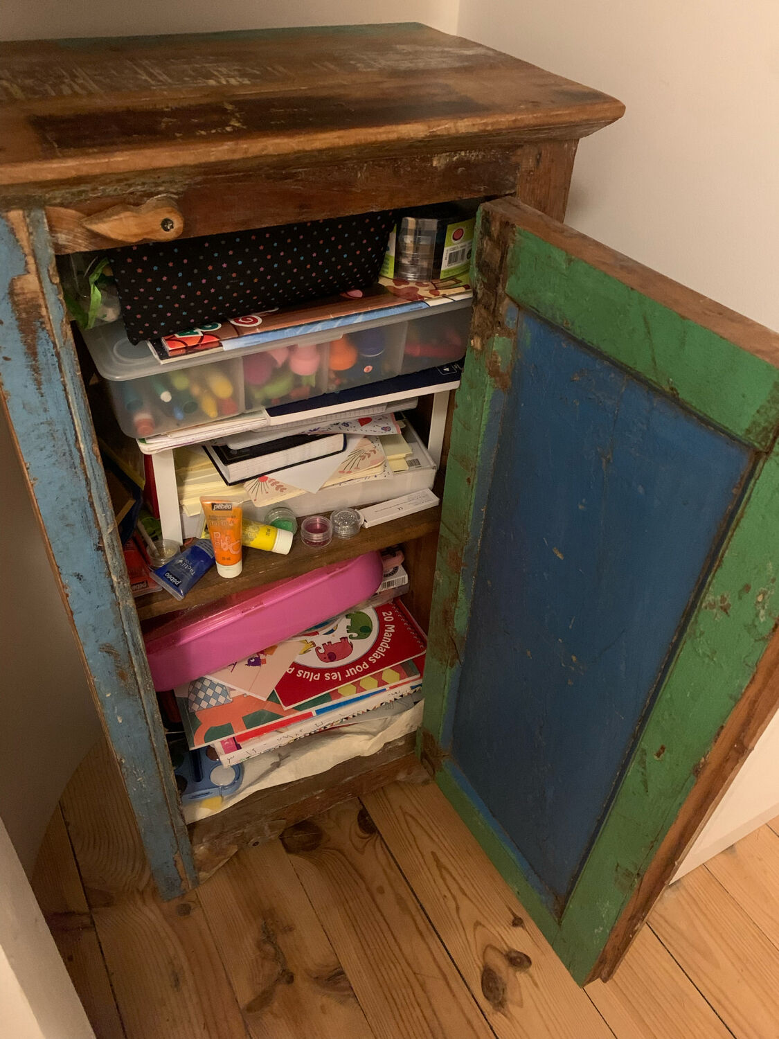 Meuble balinais bois recyclé