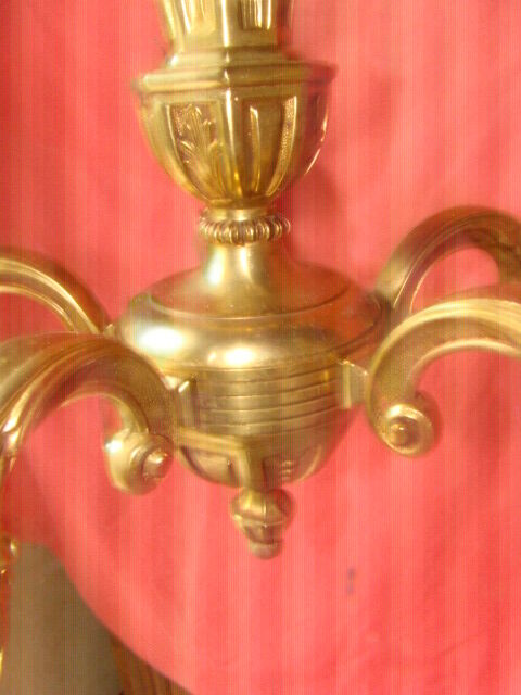solid bronze chandelier with 5 light arms