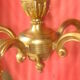 solid bronze chandelier with 5 light arms