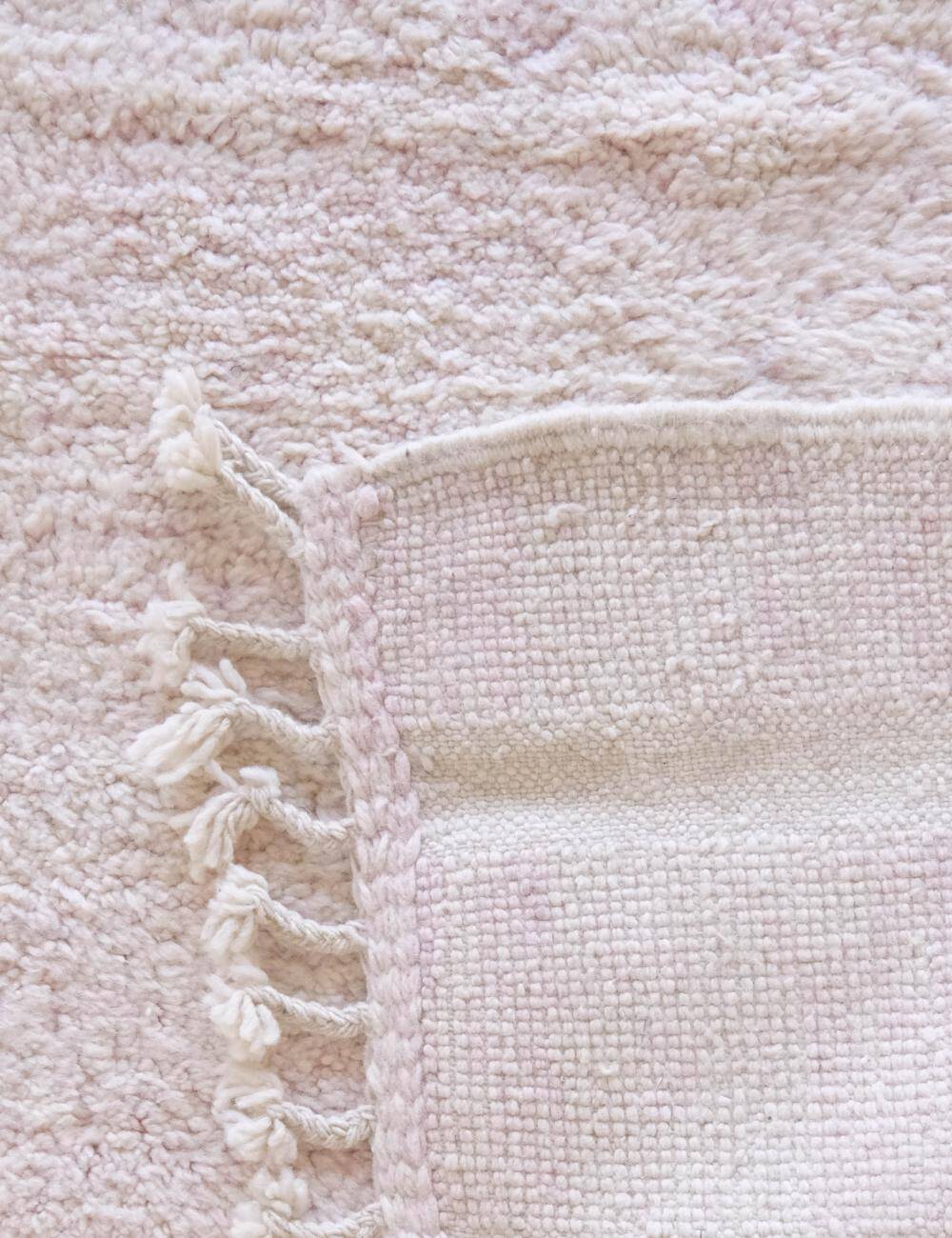 Tapis Rose poudré - 356 x 245 cm