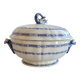 Large antique soup tureen in Gien earthenware – Royal model