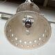 White ceramic pendant lamp in mid-century modern Danish style, 1960s.