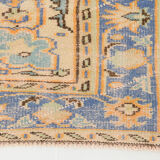 6x9 orange madallion oushak rug, 288x194cm